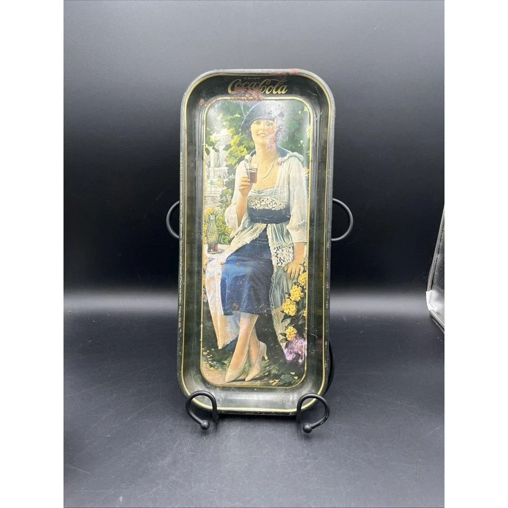 Lot Of 3 VTG Tin Coca-Cola Advert Trays 19